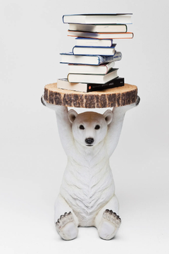ANIMAL POLAR BEAR - Round polyresin coffee table by KARE Design - view 3